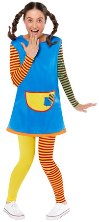 Strój Kostium Urwis Nicpoń Pończoszanka Bal, M