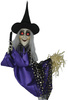 Dekoracja Interaktywna CZAROWNICA Halloween 75cm