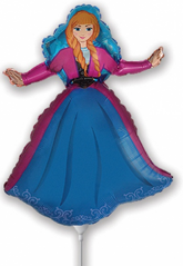 Balon foliowy 14" FX - "Kraina lodu: Anna"