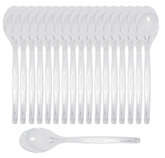 Łyżeczki wielokrotneg użytku LUX transparentne 100