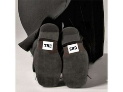 Naklejki na buty The end 2 szt.