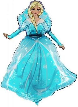Balon foliowy Księżniczka Zimowa Tiffany 21",1szt.