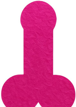 Tuba Strzelająca RÓŻOWE PENISKI Konfetti 3szt.