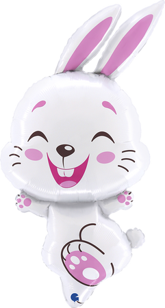 Balon Foliowy ZAJĄCZEK Króliczek Wielkanocny 43x77