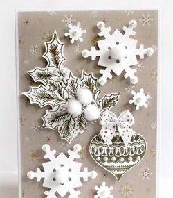 Pompony akrylowe białe i opalizujące mix, 85 szt.