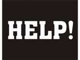 Naklejki na buty Help! 2 szt.