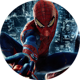 Opłatek tortowy 14 cm, Spiderman 1 szt.