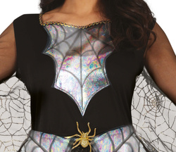 Kostium Strój Błyszczący Holo PAJĄK KSIĘŻNICZKA, L