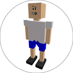 Opłatek tortowy 20 cm, Roblox 1 szt.