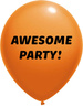 Balony pastelowe Awesome Party! 14 cali, 1 szt.
