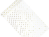 Organza z nadrukiem, biały, 0,36 x 9m, 1szt.