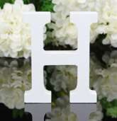 Literka Drewniana "H", 16 cm, 1 szt.