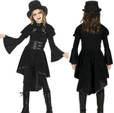 Kostium Strój Mroczna Gotycka Dziewczyna 10-12 lat