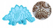 Foremki Wykrawaczki 2w1 Stempel DINOZAUR, 3szt.