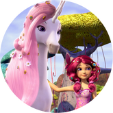 Opłatek tortowy 14 cm, Mia i Ja 1 szt.