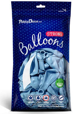 Balony Strong 27cm, Metallic Baby Blue, 100szt.