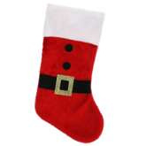 Skarpeta świąteczna pluszowa, rozm. 47 cm, 1 szt.