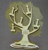 Ciężarek Piramida QL,perłowy jasnoniebieski 1 szt.