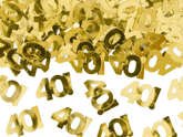 Konfetti metalizowane, liczba 40, 15g
