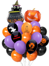 Zestaw Balonów HALLOWEEN Mix 22szt.
