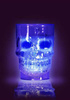 Plastikowy KUFEL CZASZKA ŚWIECĄCY Halloween 700ml
