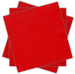 Serwetki 3-warstwowe 20 szt. czerwone (Red)