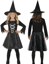 Kostium Strój Gwiezdna CZAROWNICA Wiedźma 10-12lat