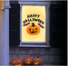 Dekoracja Żelowa na Szybę HAPPY HALLOWEEN Dynia 