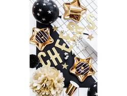 Talerzyki Gwiazdka, złoty, 18 cm, 6 szt.