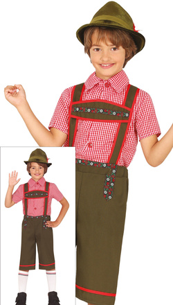 Kostium Strój Bawarczyk Tyrolczyk OKTOBERFEST 7-9l