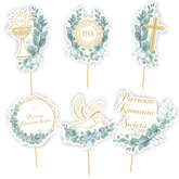 Toppery Pikery Komunia Boho Mix HEKSAGON, 6szt.