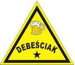 Naklejka na kask ''Debeściak'', 1 szt.