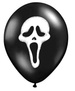 Balony z nadrukiem HALLOWEEN "Krzyk" - 1 szt.