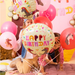 Balon Foliowy Happy Birthday KONIKI Urodziny 45cm