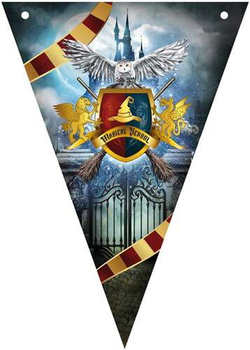 Baner Girlanda Szkoła Magii Harry Urodziny 300cm