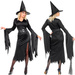 Kostium Strój Czarna CZAROWNICA Wiedźma, XL