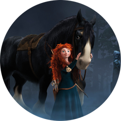 Opłatek tortowy 29 cm, Merida Waleczna 1 szt.