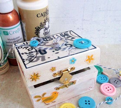 Drewniane Guziki Pastelowe Kolorowe Mix 30szt.