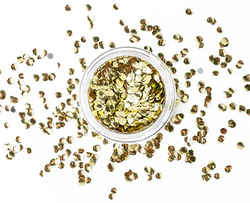 Brokat do twarzy i ciała, 3g, złoty