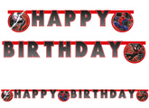 Baner Happy Birthday SPIDERMAN Marvel 200cm