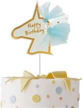 Dekoracja tortu  Jednorożec z grzywą 5 szt. 1 op.