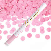 Tuba Konfetti Strzelająca Różowa Ślub Wesele 60cm