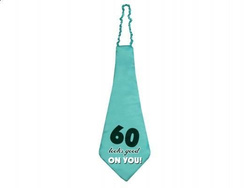 Krawat "60 LOOKS GOOD ON YOU!", 1 szt.