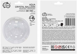 Balon kryształowy, bez nadruku, 36"