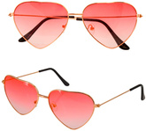 Okulary Serca Cieniowane Różowe Walentynki