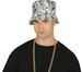 Kapelusz Czapka Bucket Hat z Nadrukiem DOLARY