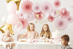 Dekoracje do MuffinekZłote Gwiazdki 1 Urodziny 6sz