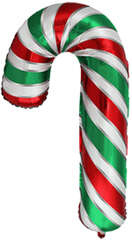 Balon foliowy 24" FX -  lizak, czerwono-zielony