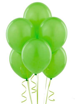 Balony pastelowe 12 cali, 100 szt., zielone jabłko