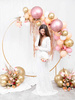 Balon okrągły Glossy 60 cm, różowe złoto 1 szt.